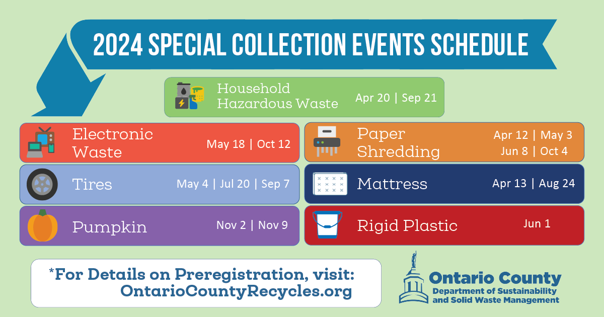 2024 Social Recycling Event Schedule